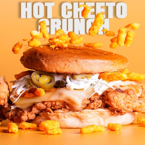 Hot Cheeto Crunch Burger 